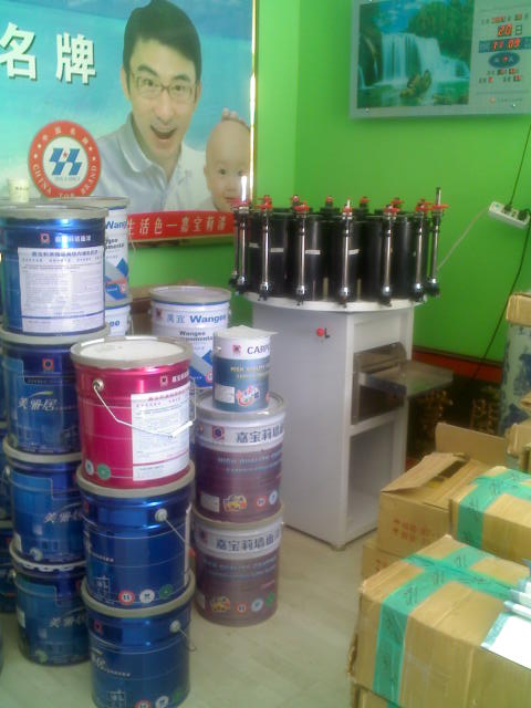 濟南賦彩塗料經銷商專用混(hún)油機 濟南賦彩塗料經銷商專用混油機