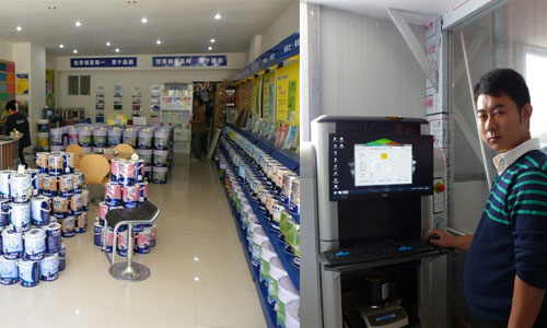 多樂士全自動調色機 多樂士全自動調色機