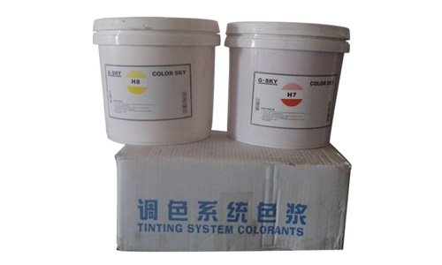 乳膠（jiāo）漆調色的機用色漿