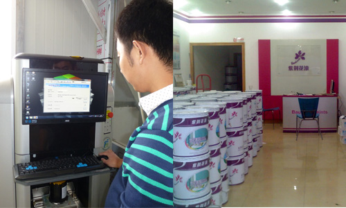 賦彩全自動調色機廠家