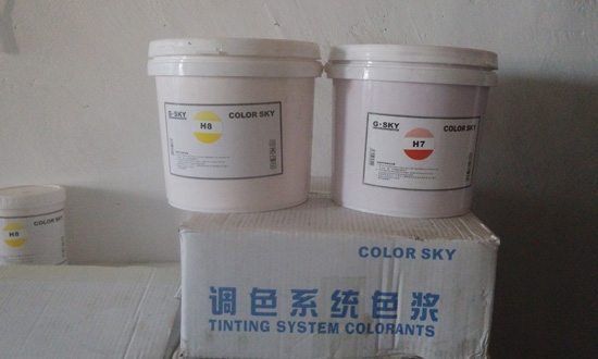 外（wài）牆專用水性色漿