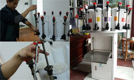 牆漆半自動調(diào)色機 牆漆半自動調色機