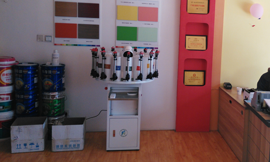 半自動乳膠漆調(diào)色機 半(bàn)自動乳膠漆調色機