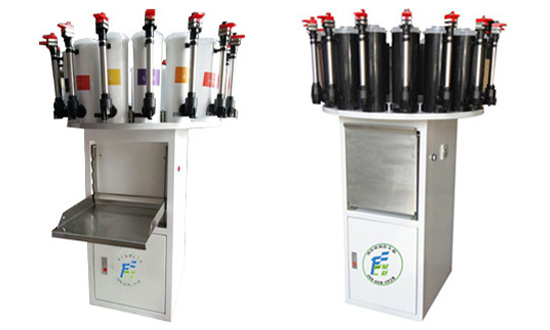 乳膠（jiāo）漆半（bàn）自動電腦調色設備