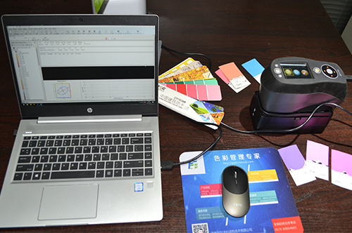 電腦配色之測色（sè）配色軟件的（de）使用