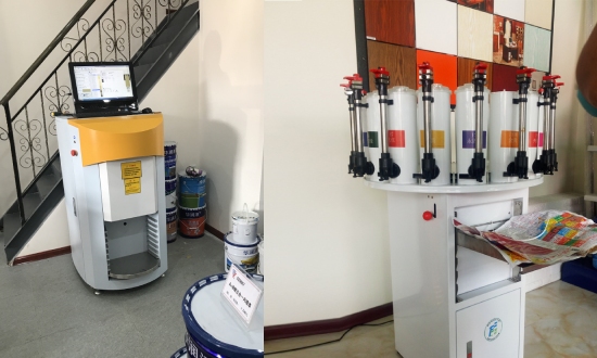 乳膠漆調色係統數據