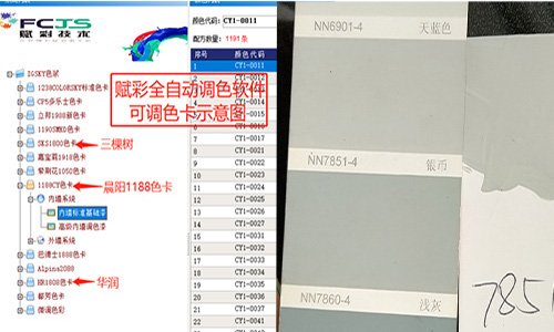 塗料調色多元化，二手電腦調色機升級