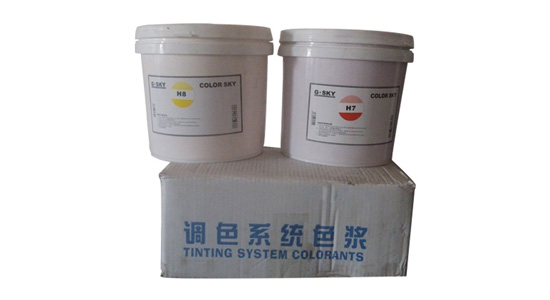 賦彩乳膠（jiāo）漆色漿